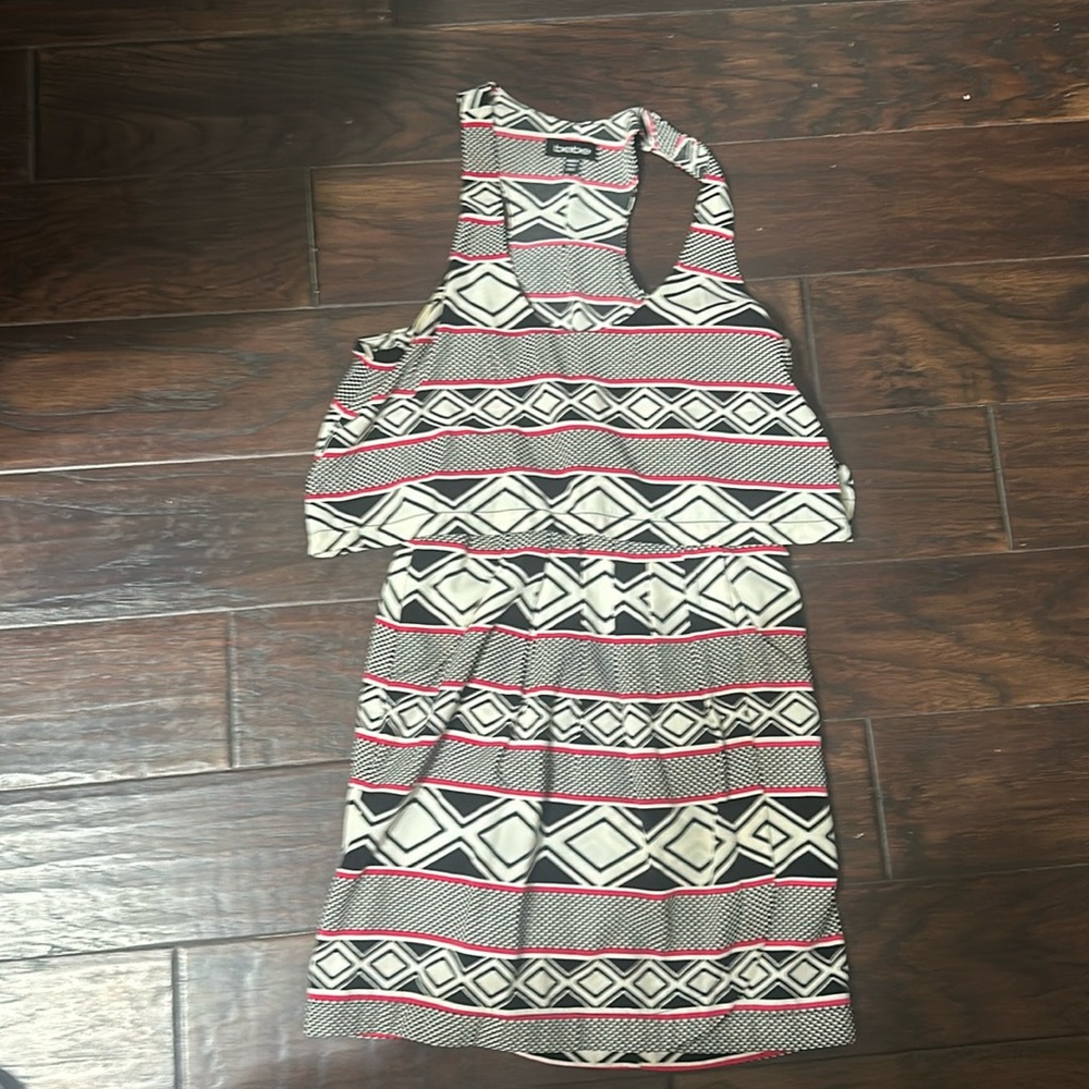 Short racer back dress. Xxs Bebe dress